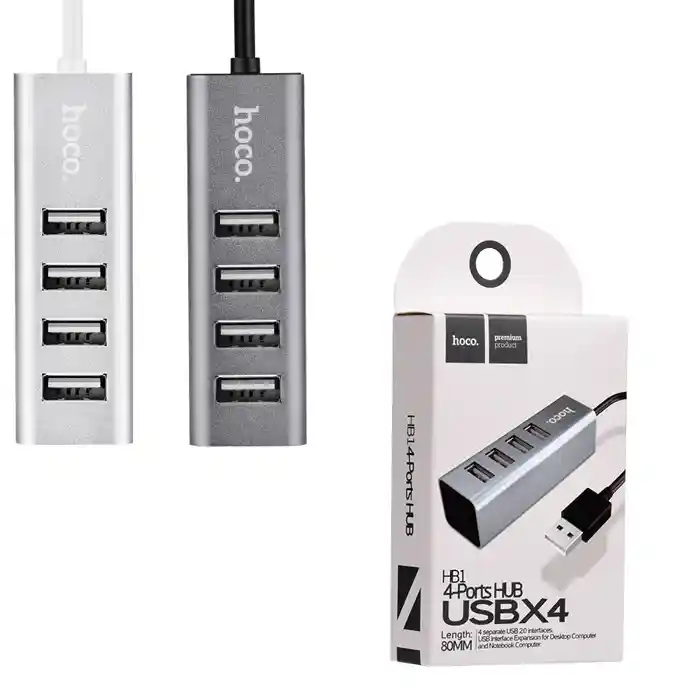 Hoco HB1 USB Hub USB-A to four ports USB 2.0